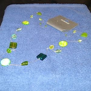 Green Beaded Necklace